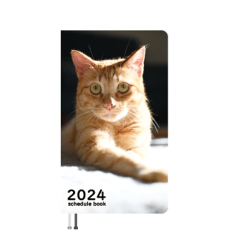 【予約販売】 猫のおこめちゃん 2024年 ポケットサイズ スケジュール帳 PO24128