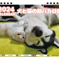 【予約販売】 犬と猫の親バカ日記 2024年 卓上 カレンダー TC24213