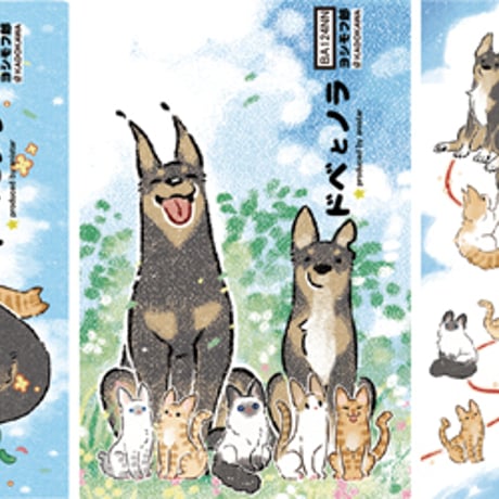 【予約販売】 ドベとノラ ドーベルマン 犬 ボールペン 3本セット BA006NN