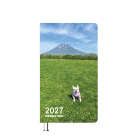 【予約販売】 ふく フレンチブルドッグ 犬 2027年 ポケットスケジュール帳 PO27024