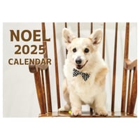 【予約販売】 コーギー犬 ノエル 2025年 壁掛け カレンダー KK25348