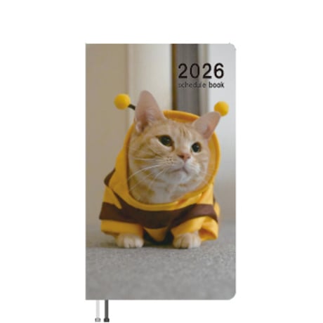 【予約販売】 吾輩は猫ニートである。 ぷう 2026年 ポケットスケジュール帳 PO26356