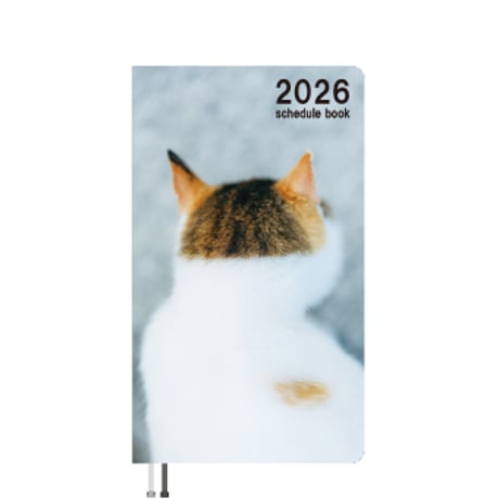 【予約販売】 あおいとり 猫 2026年 ポケットスケジュール帳 PO26115