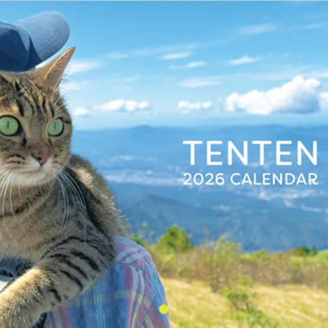 【予約販売】 TENTEN 猫 2026年 壁掛けカレンダー KK26067
