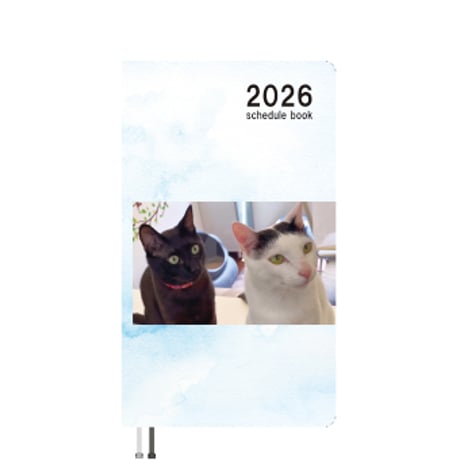 【予約販売】 保護猫とTOSAN家ch 2026年 ポケットスケジュール帳 PO26135