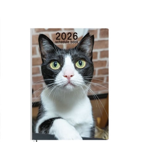 【予約販売】 保護猫イルカとハナ日記 2026年 A5スケジュール帳 A526248