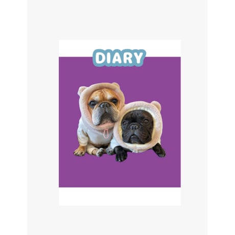 【予約販売】 トーラスとジュニパー フレンチブルドッグ 犬 日記帳No11 DR011NN