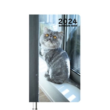 【予約販売】 猫のもぐくん 2024年 ポケットサイズ スケジュール帳 PO24134