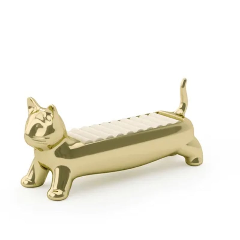アリ キャットリングホルダー ゴールド | 猫雑貨専門店 猫の手さき