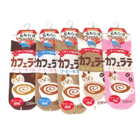 靴下　猫カフェラテ