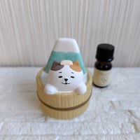 【※外箱無し】ゆったりアロママスコット 富士見風呂 みけ