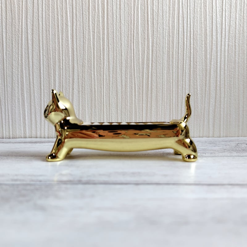 アリ キャットリングホルダー ゴールド | 猫雑貨専門店 猫の手さき