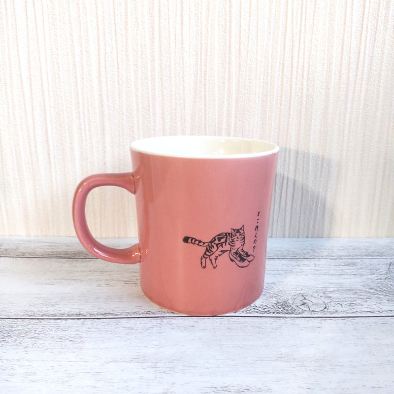 ニャオンズマグカップ ピンク | 猫雑貨専門店 猫の手さき