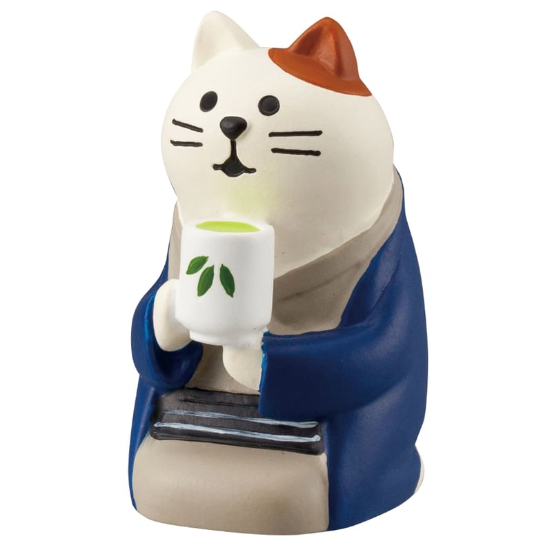 絶版 初期 コンコンブル 黒猫 白猫 三毛猫 郵便ポスト 牛乳 初期 コンコンブル 日本茶 三毛猫 | 猫雑貨専門店 猫の手さき