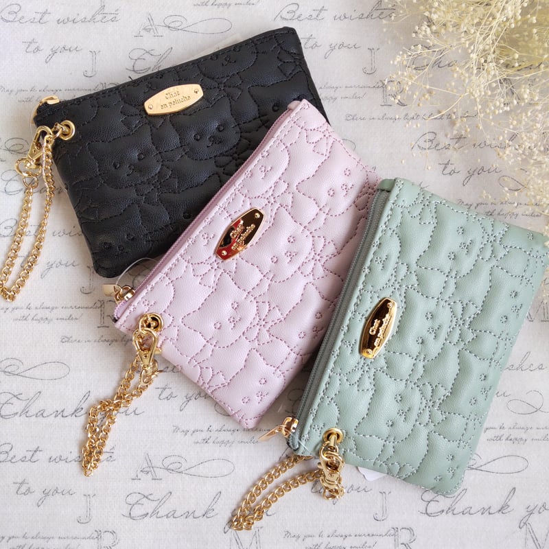 Nekoページ 楽天市場】猫のがま口カードケース Lサイズ CATS 西陣織 日本製