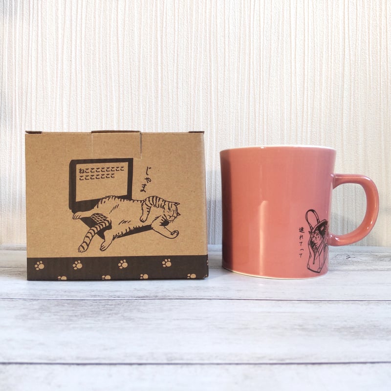 ニャオンズマグカップ ピンク | 猫雑貨専門店 猫の手さき