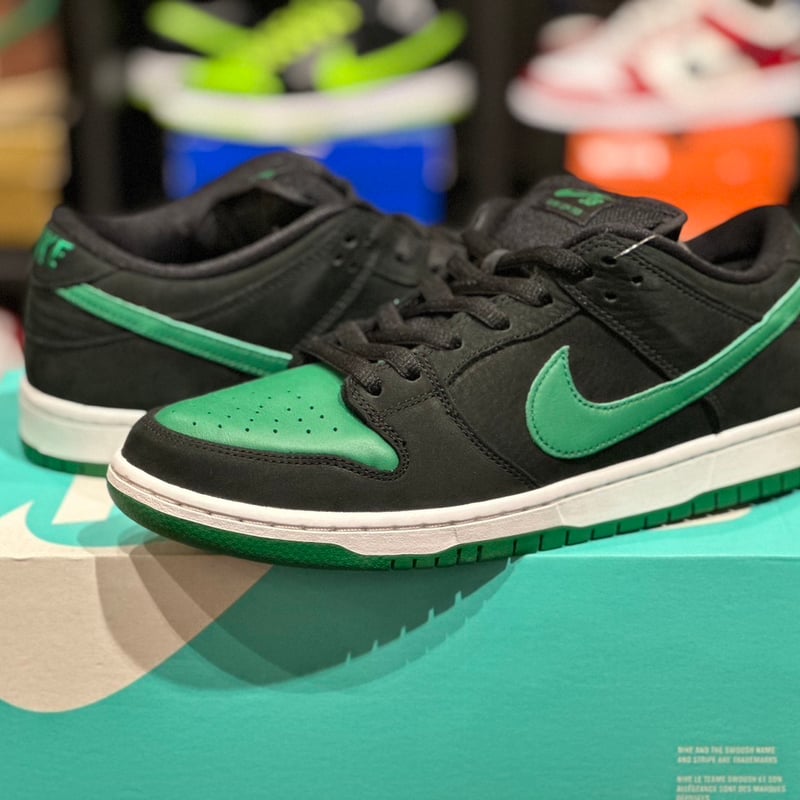 Nike sb dunk low pro black pine green shop