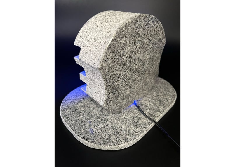 庵治石 ちいさな石あかり② | sanukisekizai's STORE