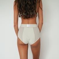 Highrise-period panties / Light  Sage Green