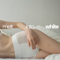 Highrise-period panties/ White