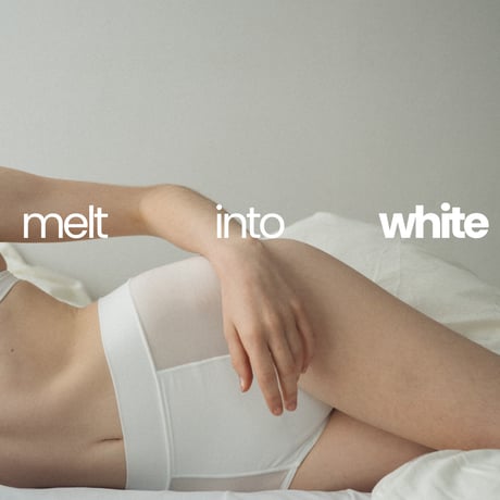 Highrise-period panties/ White