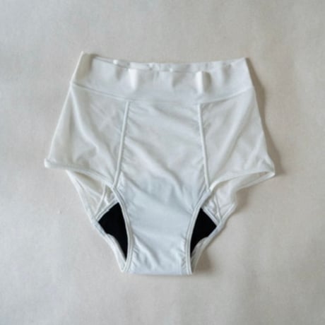 Highrise-period panties/ White