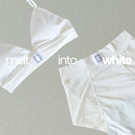 Highrise-period panties/ White