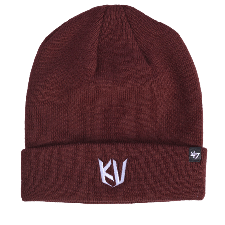 ’47╳KYUDEN　CUFF KNIT Dark Maroon