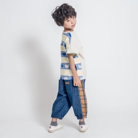 check side line denim