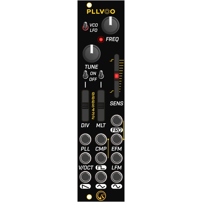 centrevillage PLLVCO モジュラーシンセ 6HP PLLVCO | centrevillage synth store