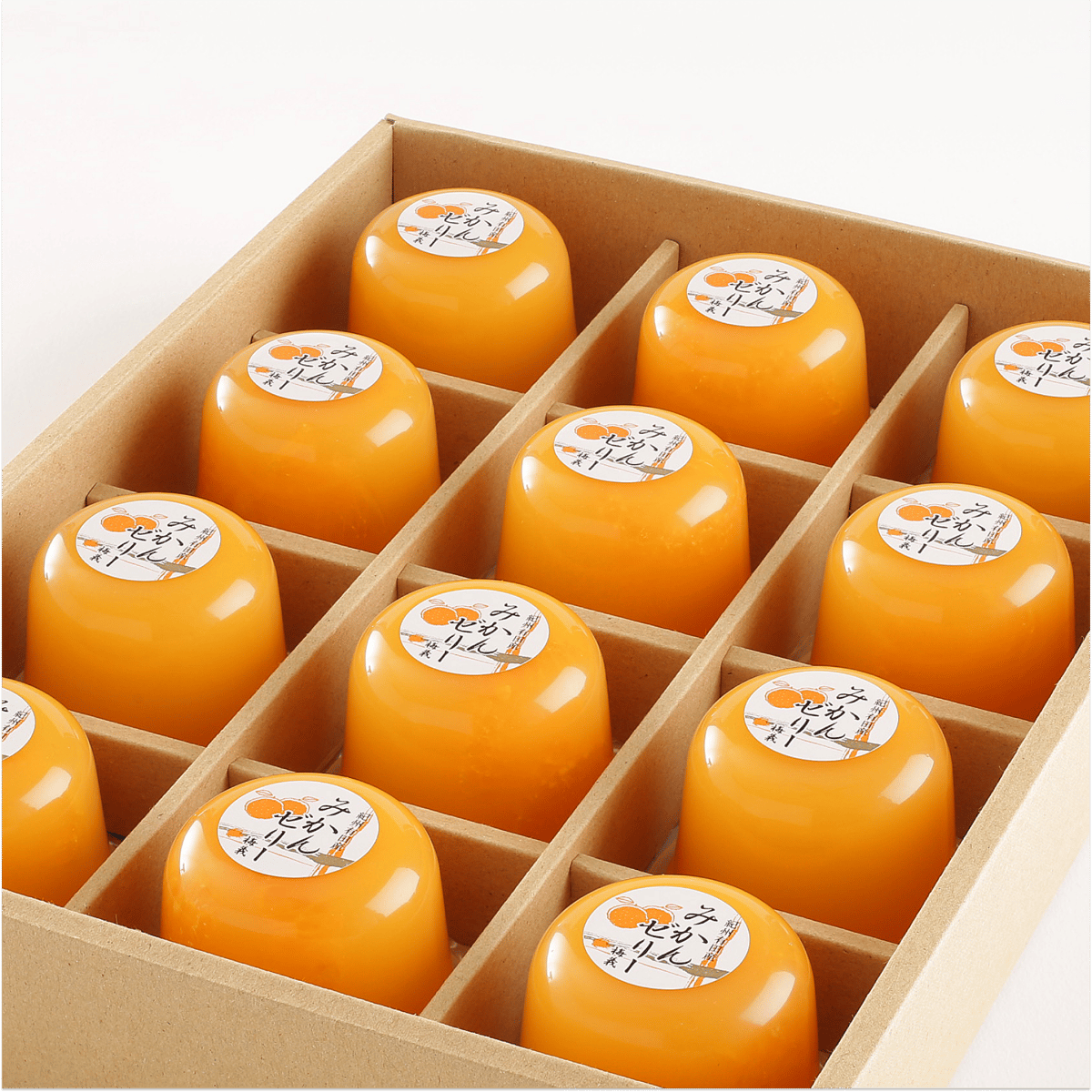 化粧箱入り】有田産みかんゼリー 12個入り | 梅義｜有田産みかんゼリー