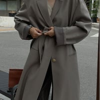 OVER SIZE KHAKI TRENCH COAT