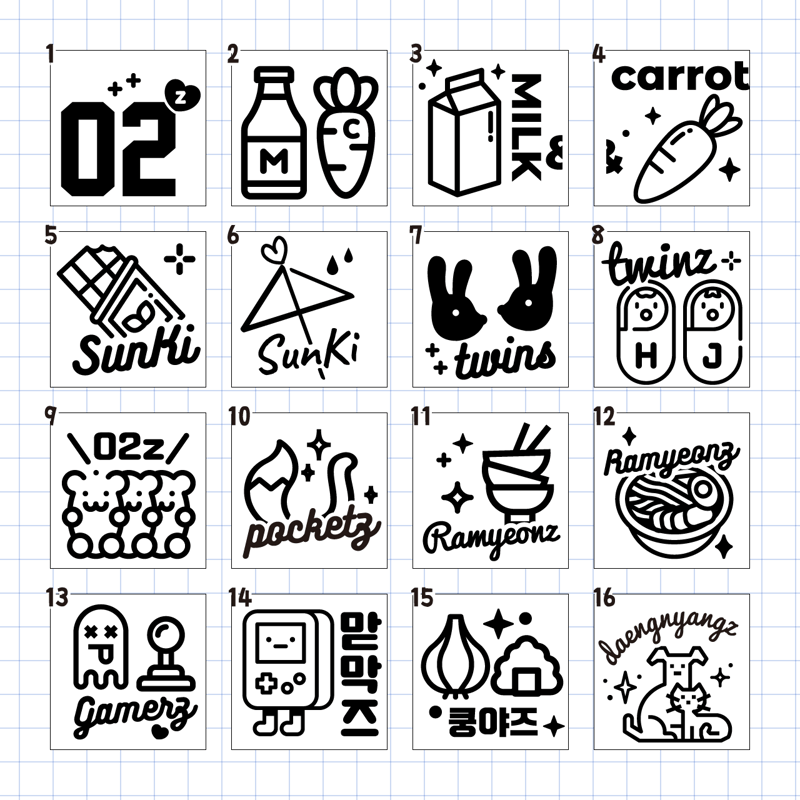 ホログラムステッカー／ENHYPEN ケミ（送料無料） | gayon style