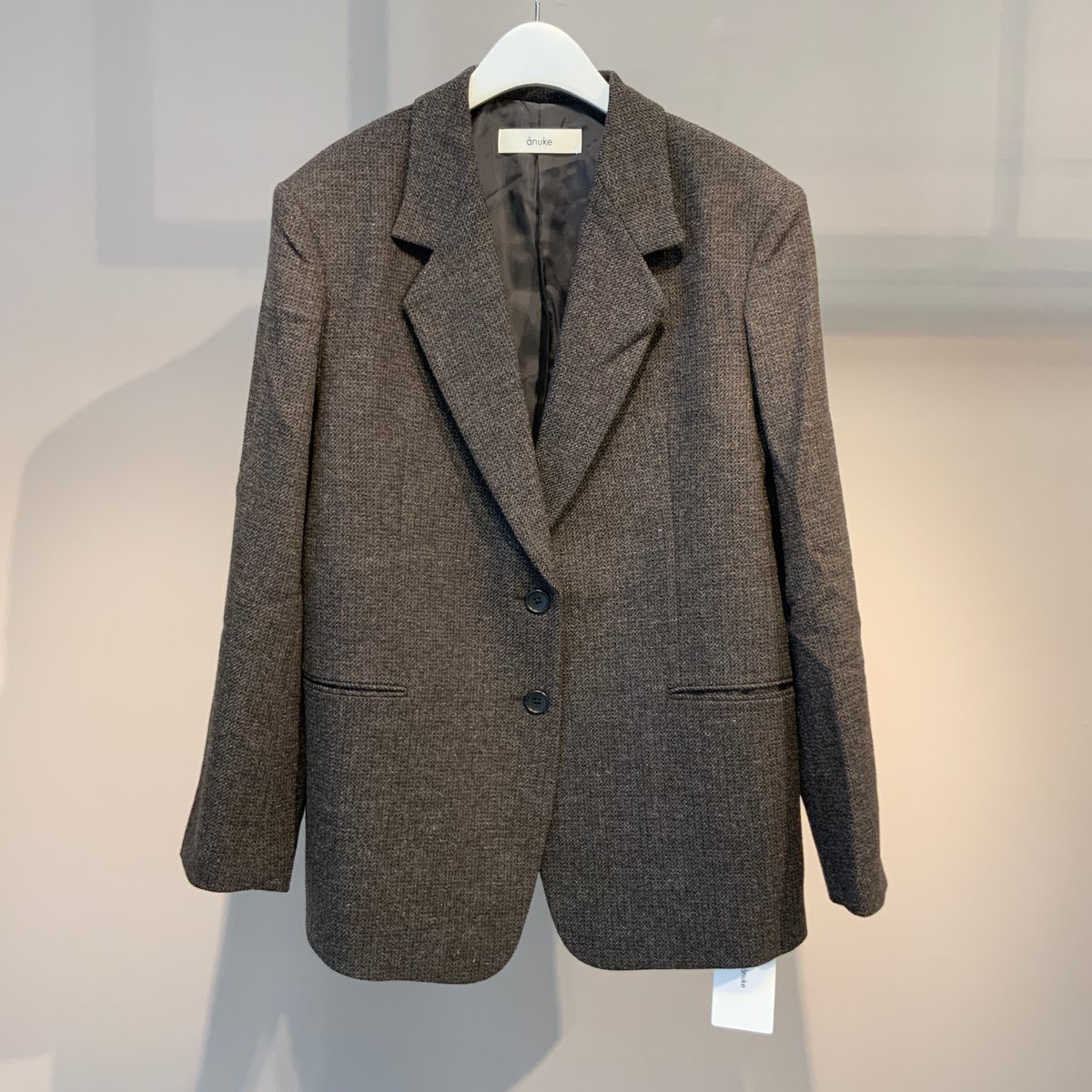anuke】Herringbone Wool Jacket | Radiant MUSE 本店