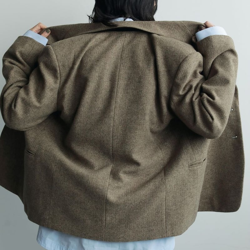anuke】Herringbone Wool Jacket | Radiant MUSE 本店