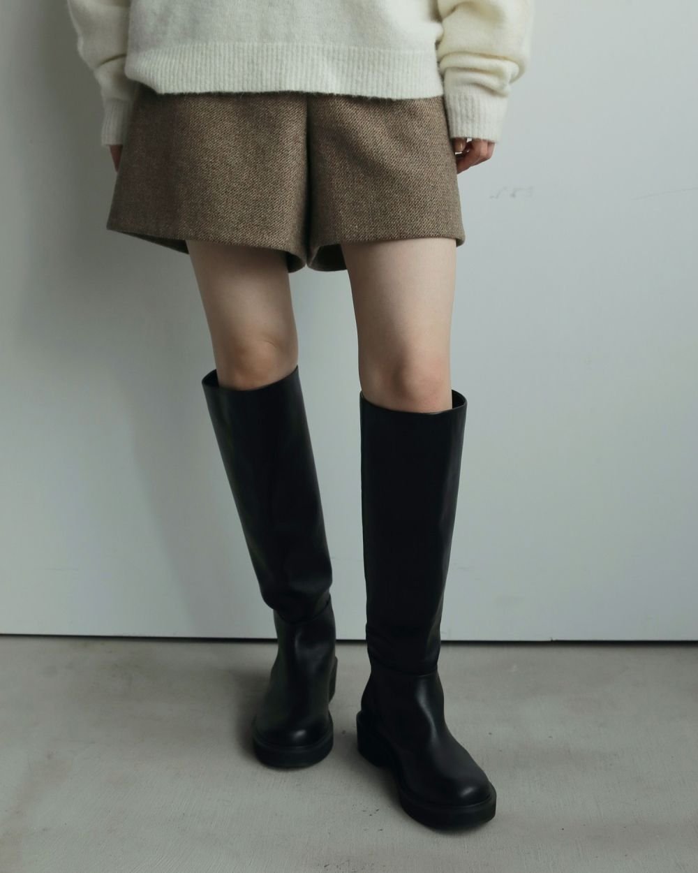 anuke】Ecoleather Long Boots | Radiant MUSE 本店