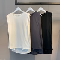 【siro】tuck flare tank