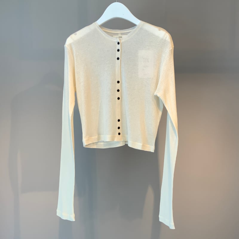 ànuke / アンヌーク Sheer Rib Cardigan ànuke online store（アンヌーク） / Sheer Rib CardiganSheer