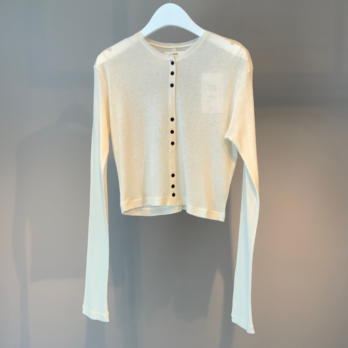 anuke】Sheer Rib Cardigan | Radiant MUSE 本店
