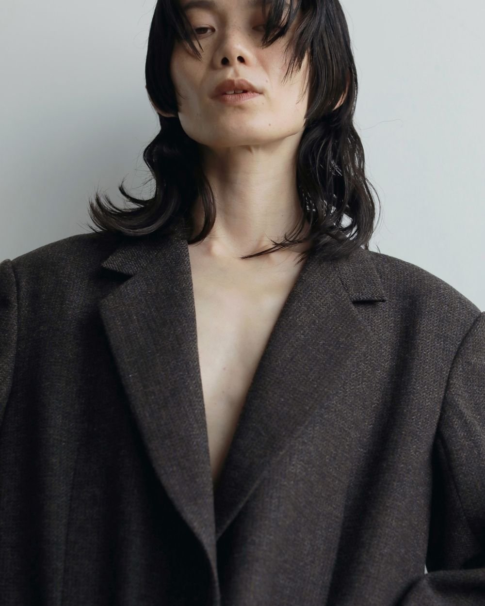 anuke】Herringbone Wool Jacket | Radiant MUSE 本店