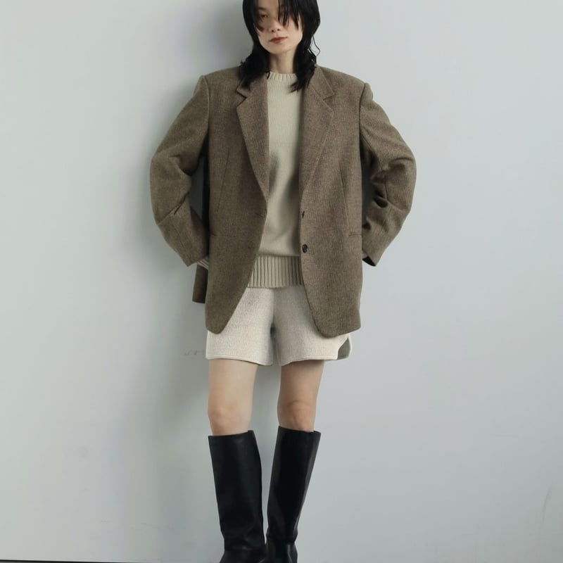 anuke】Herringbone Wool Jacket | Radiant MUSE 本店