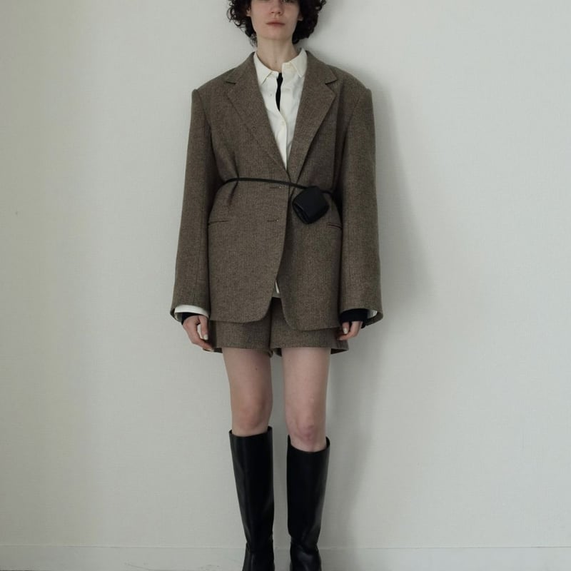 anuke】Herringbone Wool Jacket | Radiant MUSE 本店