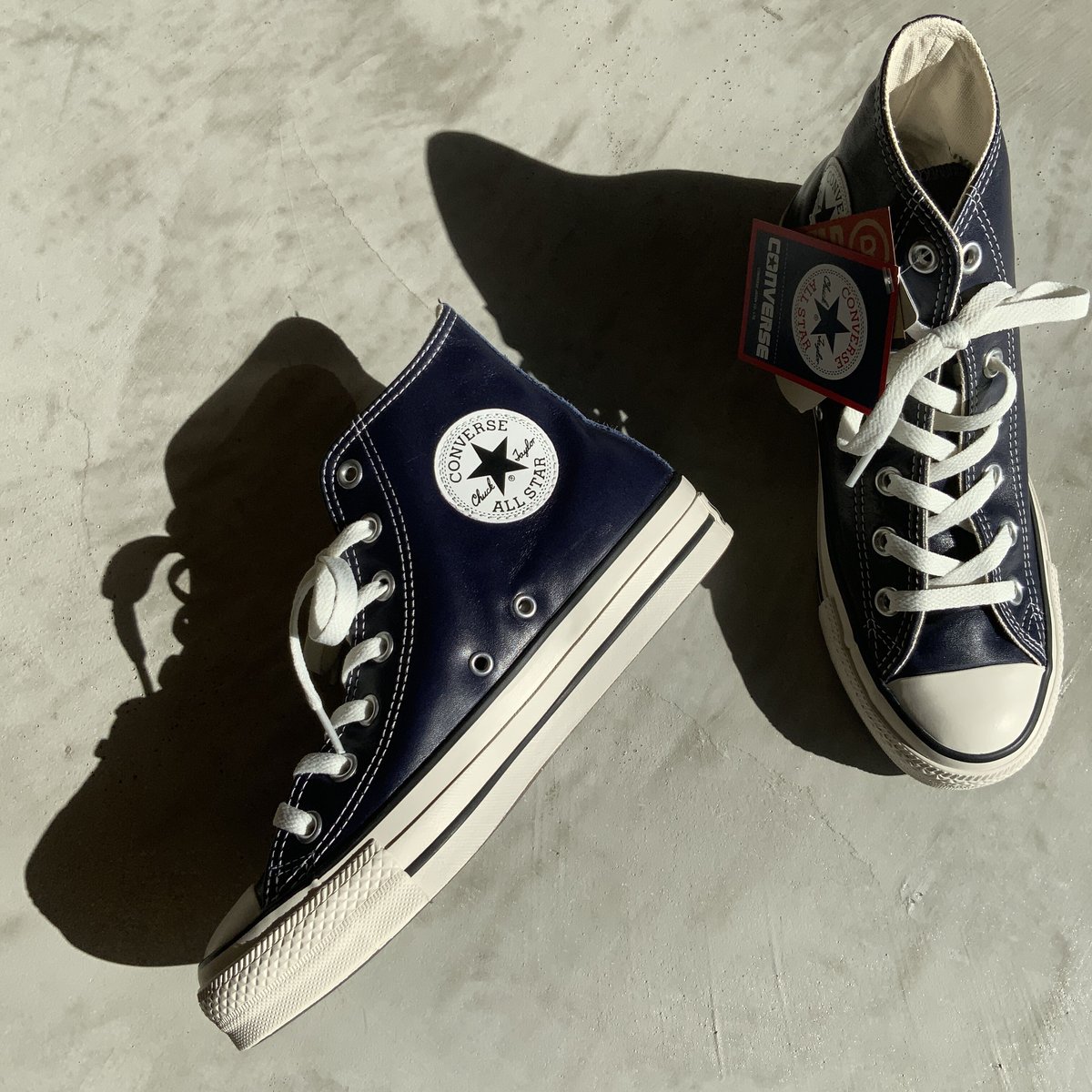 ALL STAR Ⓡ OLIVE GREEN LEATHER HI | Radiant MUS...
