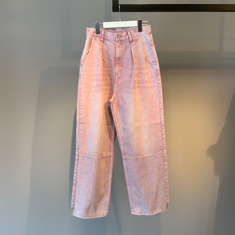 YENN HIGH RISE TUCK WIDE ピンク YENN イエン HIGH RISE TUCK WIDE PINK 38 Y252-31064-2