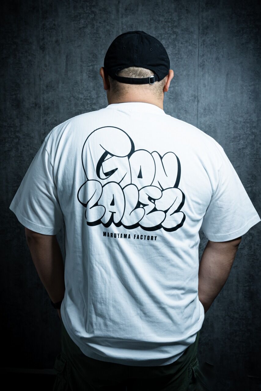 GONZALEZ”バブルロゴTシャツ ホワイト | マルヤマ販売所