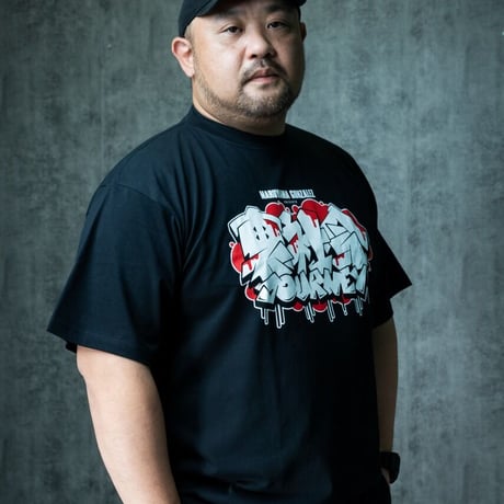 裏社会ジャーニー　オリジナルロゴＴシャツ　ブラック