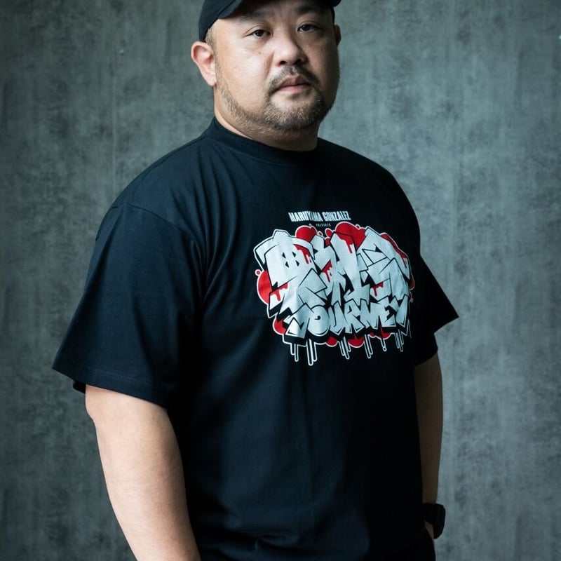 裏社会ジャーニー オリジナルロゴTシャツ ブラック | マルヤマ販売所