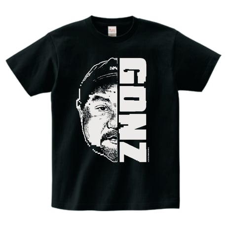 ゴンザレス顔半分Tシャツ