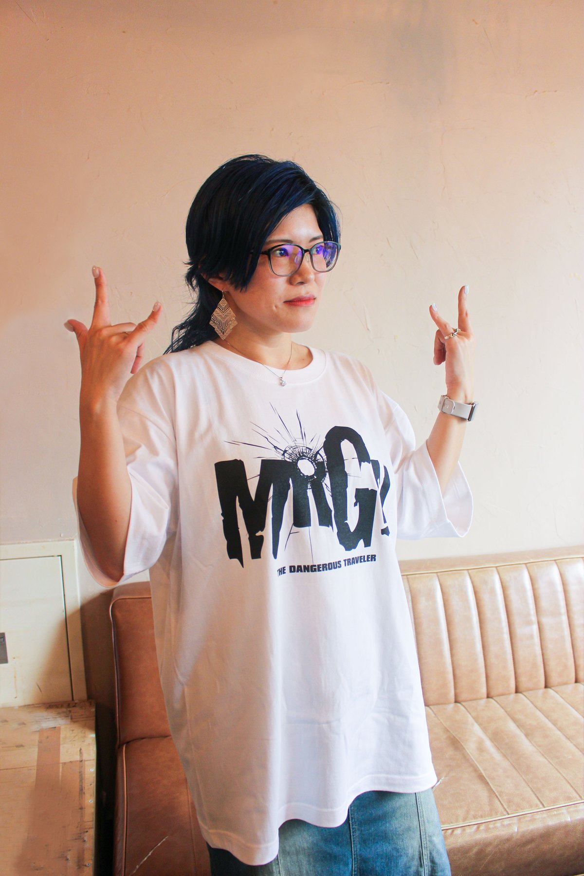 Bullet Hole”Tシャツ ホワイト | マルヤマ販売所