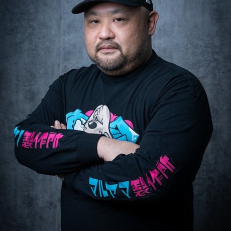 GALFY×裏社会ジャーニー　長袖Ｔシャツ　ブラック